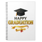 Happy Graduation Notizblock (Vorderseite)