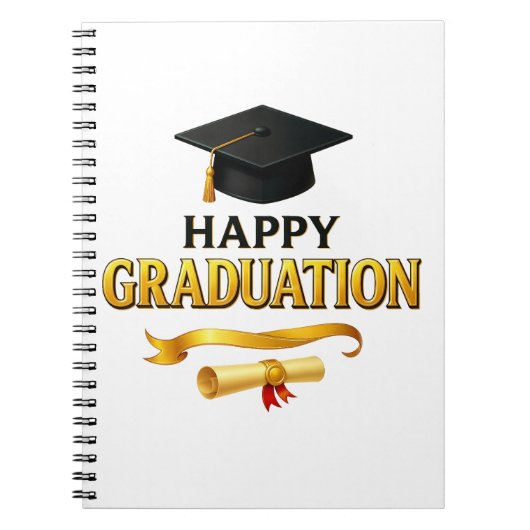 Happy Graduation Notizblock (Vorderseite)