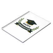 Happy Graduation  Notizblock (Linke Seite)