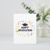happy graduation postkarte (Stehend Vorderseite)