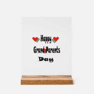 Happy Grand Parent Day Acrylschild