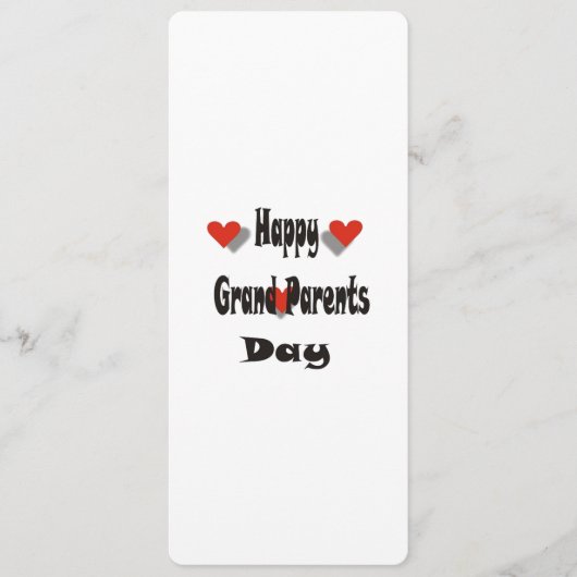 Happy Grand Parent Day Programm (Vorderseite)