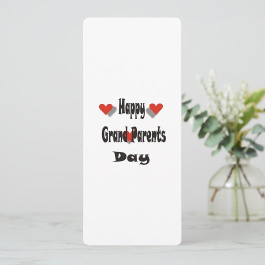 Happy Grand Parent Day Programm (Stehend Vorderseite)