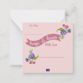 Happy Grand Parents Day Notecard Mitteilungskarte (Rückseite)