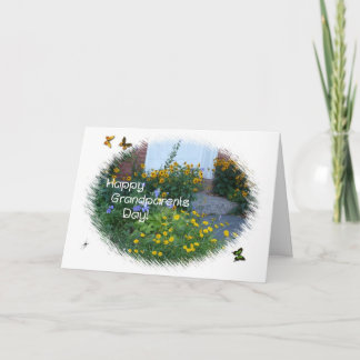 Happy Grandeleltern Day Garden Blume Karte