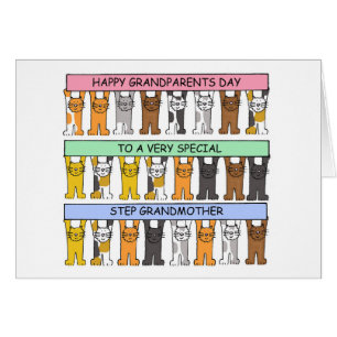 Happy Grandeleltern Day Step Großmutter