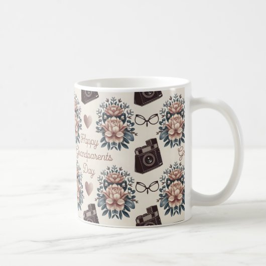 Happy Grandeleltern Tagesgeschenk Idee Kaffeetasse (Rechts)