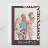 Happy Grandeltern Day Foto Feiertagskarte (Vorderseite)