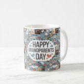 Happy Grandeltern Day Gift Kaffeetasse (VorderseiteRechts)