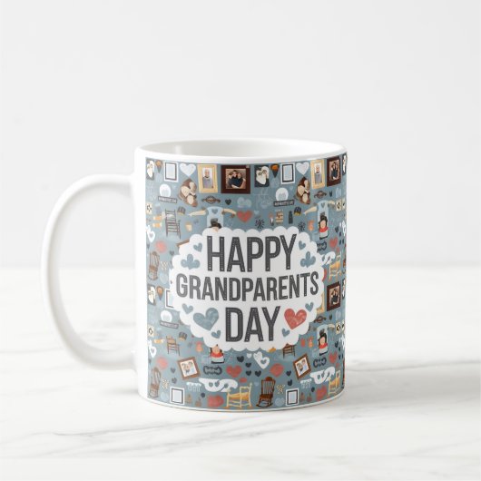 Happy Grandeltern Day Gift Kaffeetasse (Links)