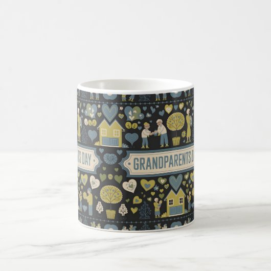 Happy Grandeltern Day Gift Kaffeetasse (Mittel)