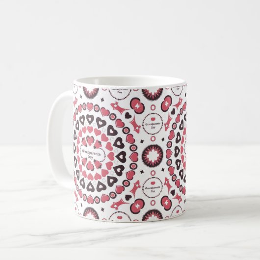 Happy Grandeltern Day Gift Kaffeetasse (Vorderseite Links)