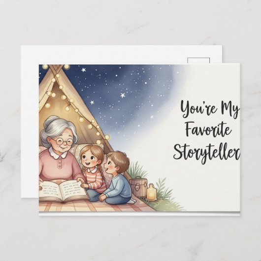 Happy grandparents day postcard postkarte (Vorne/Hinten)