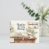 Happy grandparents day postcard postkarte (Stehend Vorderseite)
