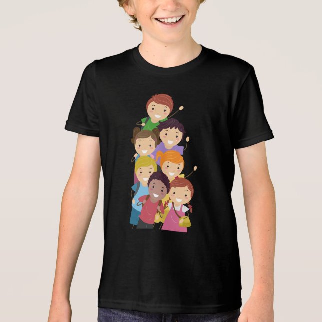 Happy Graphic T - Shirt - Spaß & Design (Vorderseite)
