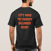 Happy grauenhaftes Halloween T-Shirt (Rückseite)