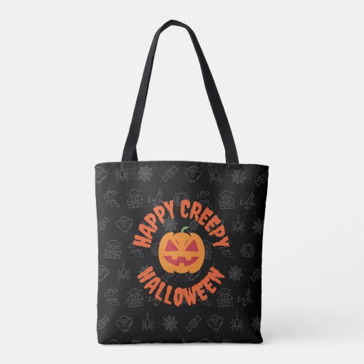 Happy grauenhaftes Halloween Tasche (Rückseite)