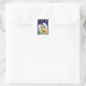Happy Greece Oaster Runder Aufkleber (Tasche)