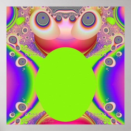 Happy Green Baby Flea Poster (Vorne)