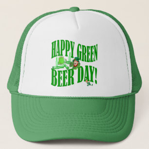 Happy Green Bier Day Truckerkappe