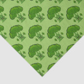 Happy Green Broccoli Seidenpapier (Ausschnitt)