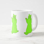 Happy Green Cats Tasse (Vorderseite Rechts)