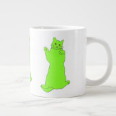 Happy Green Cats Tasse (Rechts)