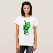 Happy Green Ectoplasm T-Shirt (Vorne ganz)