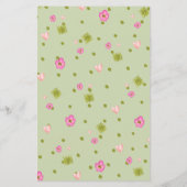 Happy Green Garden Igel Kinderdusche Einladung (Rückseite)