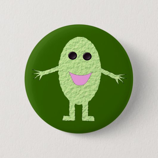 Happy Green Grape Button (Vorderseite)