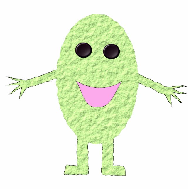 Happy Green Grape Foto Skulptur (Vorne)