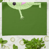 Happy Green Grape Kitchen Handtuch (Gefaltet)