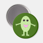 Happy Green Grape Magnet (Vorderseite/Rückseite)