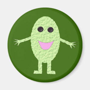 Happy Green Grape Magnet