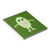 Happy Green Grape Notepad Notizblock (angewinkelt)