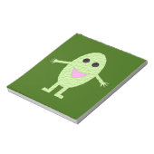 Happy Green Grape Notepad Notizblock (Rotiert)