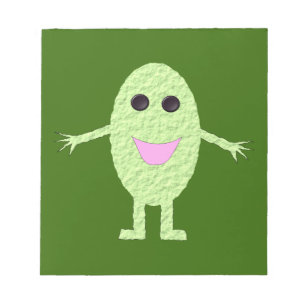 Happy Green Grape Notepad Notizblock
