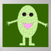 Happy Green Grape Poster (Vorne)