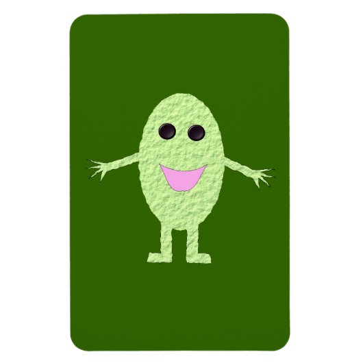 Happy Green Grape Premium Magnet (Vertikal)
