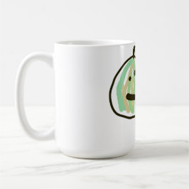 Happy Green Jack o Lantern Black Cat  Kaffeetasse