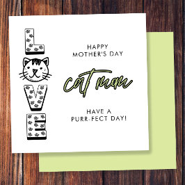Happy Green Mother Day from the Cat Purfect Karte