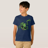 Happy Green Tree Frog T-Shirt (Vorne ganz)