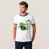 Happy Green Tree Frog T-Shirt (Vorne ganz)