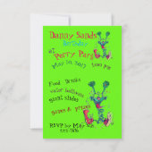 Happy Green Typ UAWG Einladungen (Rückseite)