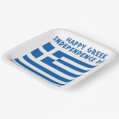Happy Griechische Unabhängigkeitstag Griechische F Pappteller (Gewinkelt)