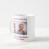 Happy Großeltern Tag Bestes Großmutter-Foto Kaffeetasse (Vorderseite Links)
