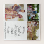 Happy Großeltern Tag Foto Collage für Oma Puzzle (Horizontal)