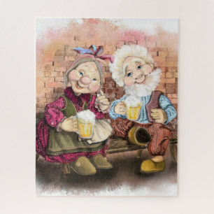 Happy Großmutter und Großvater Puzzle