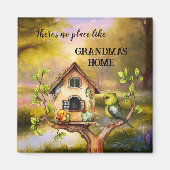 Happy Großmutter's Zuhause Magnet (Vorne)