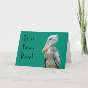 Happy Grouch Day Card mit Grouchy Bird Karte